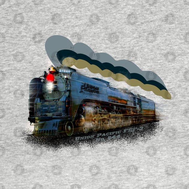 Gorgeous vintage Railroad steam locomotive FEF3 844 by MotorManiac
